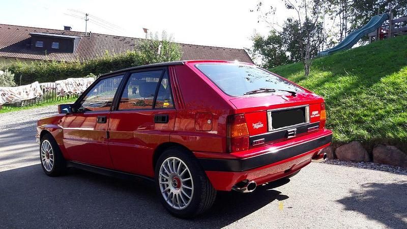 Gebraucht Lancia Delta 196 PS (144 kW) 1990 Rot Kleinwagen