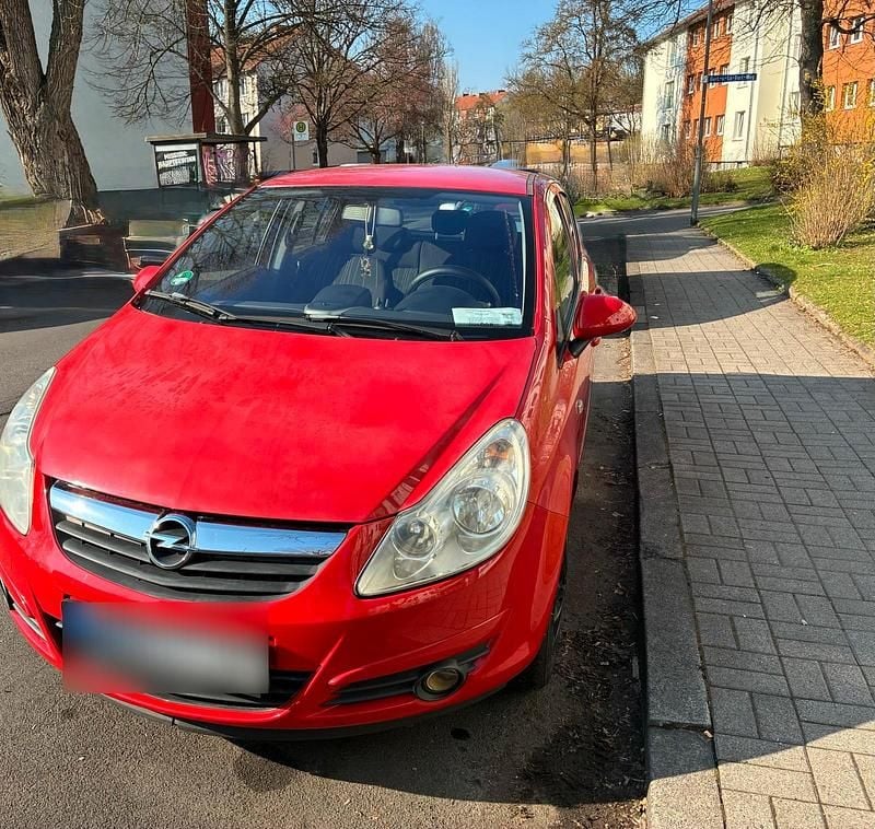 Gebraucht Opel Corsa 90 PS (66 kW) 2007 Rot Kleinwagen