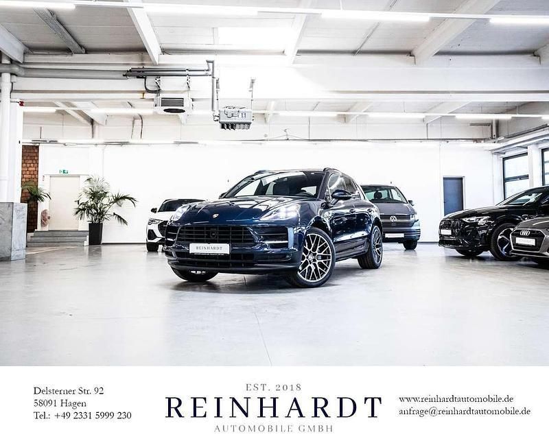 Blau Gebraucht 2020 Porsche Macan S Sport SUV | 51.040 € - Bild 1/3