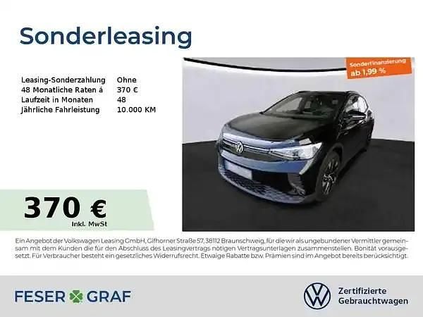Schwarz Gebraucht 2023 VW ID.4 Pro Performance SUV | 31.950 € (Superpreis) - Bild 1/2