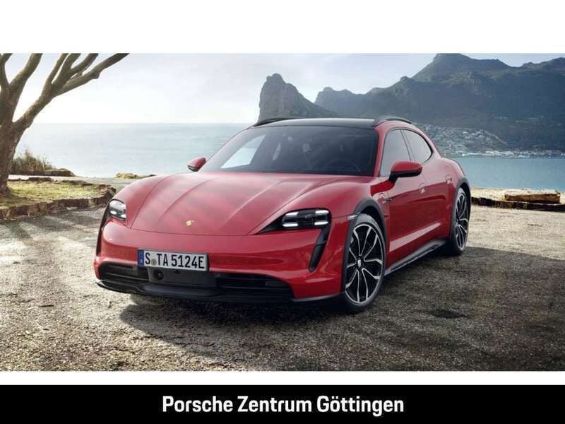 Rot Gebraucht 2023 Porsche Taycan Cross Turismo Limousine | 73.800 € (Guter Preis) - Bild 1/4