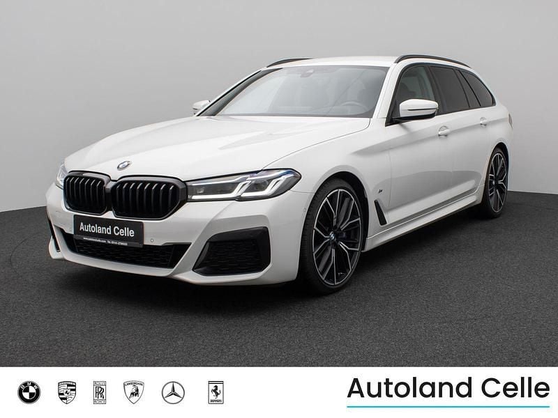 Alpinweiß uni300schwarz Gebraucht 2021 BMW 530 M Sport Limousine | 40.998 € (Etwas zu teuer) - Bild 1/4