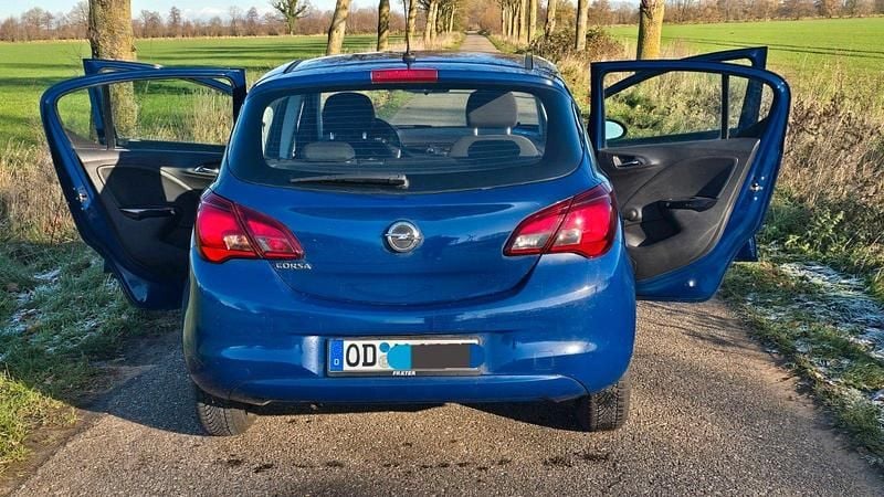 Blau Gebraucht 2018 Opel Corsa Color Edition Kleinwagen | 4.350 € (Guter Preis) - Bild 1/4