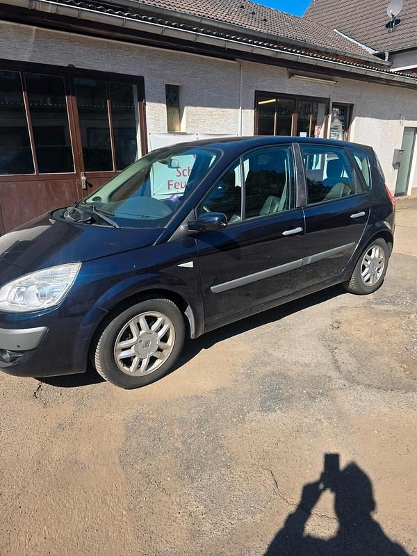 Gebraucht Renault Scénic II 135 PS (99 kW) 2008 Blau Van / Kleinbus