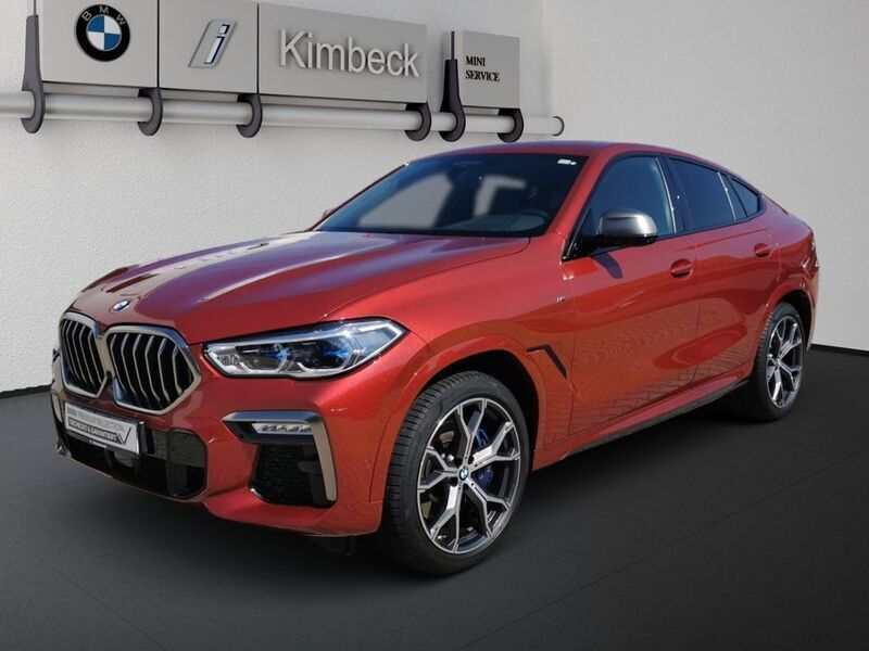 Flamencorot brillanteffekt met Gebraucht 2020 BMW X6 M50 Shadowline SUV | 58.990 € (Superpreis) - Bild 1/4