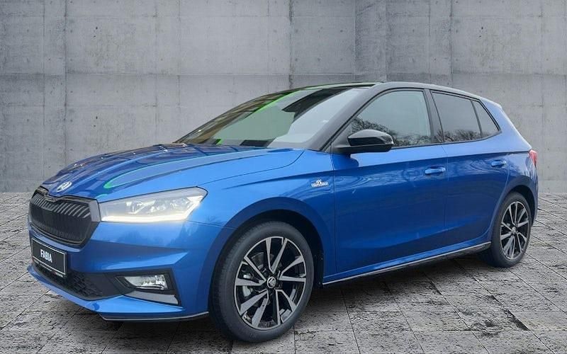 Blau Gebraucht 2025 Skoda Fabia Monte Carlo Limousine | 22.970 € (Fairer Preis) - Bild 1/4