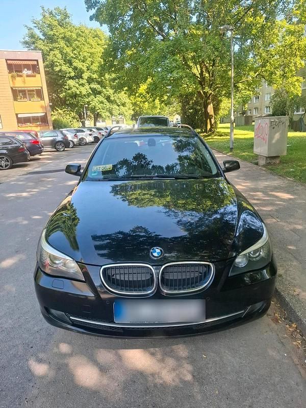 Schwarz Gebraucht 2008 BMW 520 M Sport Kombi | 4.750 € (Guter Preis) - Bild 1/4