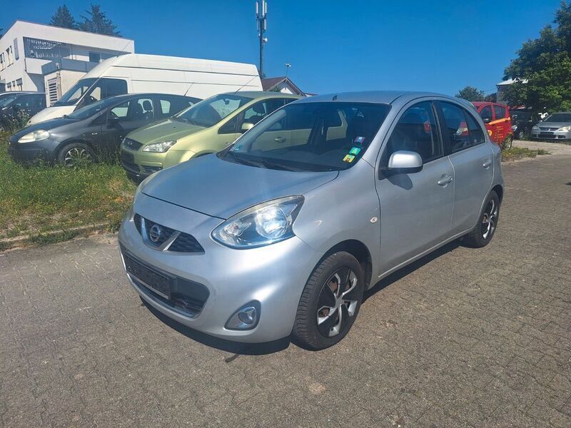 Silber Gebraucht 2013 Nissan Micra Acenta Kleinwagen | 1.800 € (Guter Preis) - Bild 1/4