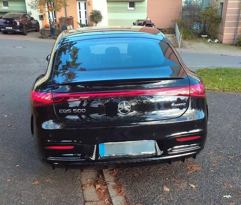 Schwarz Gebraucht 2023 Mercedes EQS500 Limousine | 74.800 € (Fairer Preis) - Bild 1/4