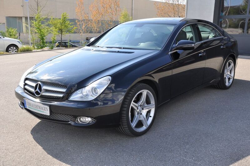 Schwarz Gebraucht 2008 Mercedes CLS500 Limousine | 17.490 € (Fairer Preis) - Bild 1/4