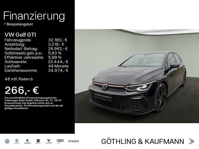 Schwarz Gebraucht 2023 VW Golf VIII GTI Limousine | 31.180 € (Fairer Preis) - Bild 1/4