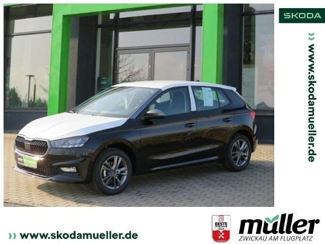 Grau (schwarzmagic perleffekt/ graphitegrau metallic) Neu 2025 Skoda Fabia Kleinwagen | 27.239 € - Bild 1/4