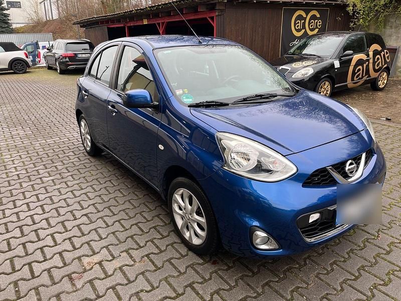 Gebraucht Nissan Micra Acenta 80 PS (58 kW) 2017 Blau Kleinwagen