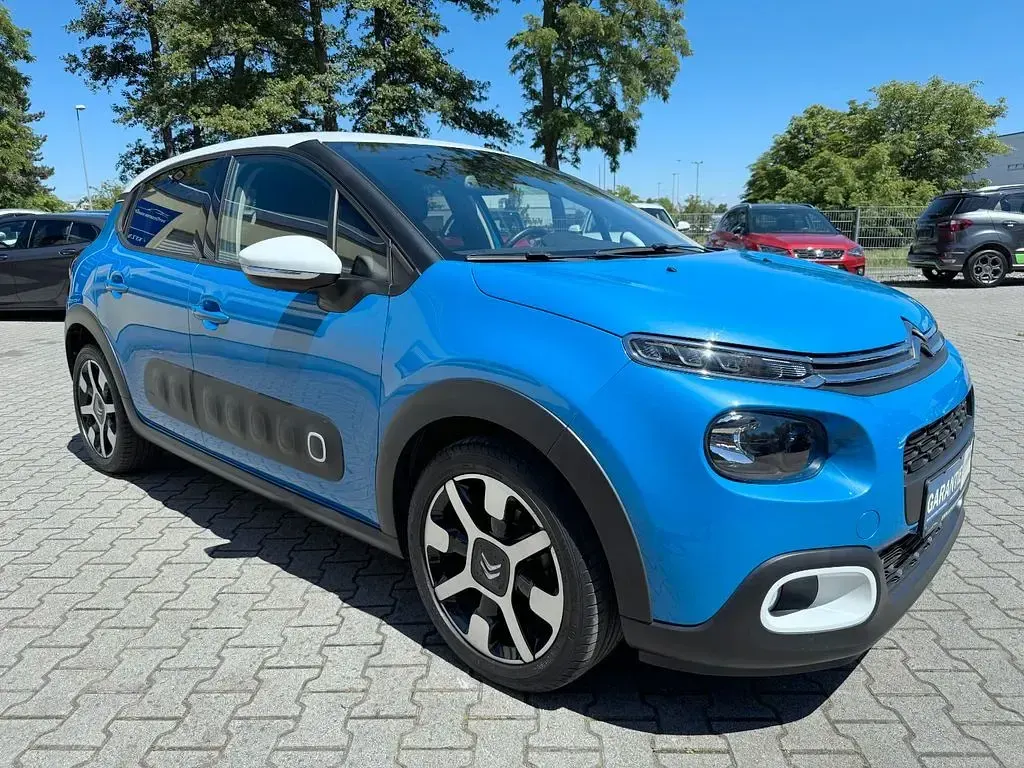 Gebraucht Citroën C3 Shine 82 PS (60 kW) 2019 Blau Kleinwagen