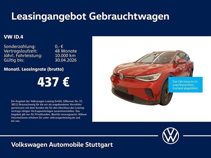 Second-hand VW ID.4 Pro 210 kW (286 CP) 2025 Roșu SUV