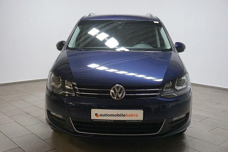 Gebraucht VW Sharan Allstar 150 PS (110 kW) 2017 Blau Van / Kleinbus