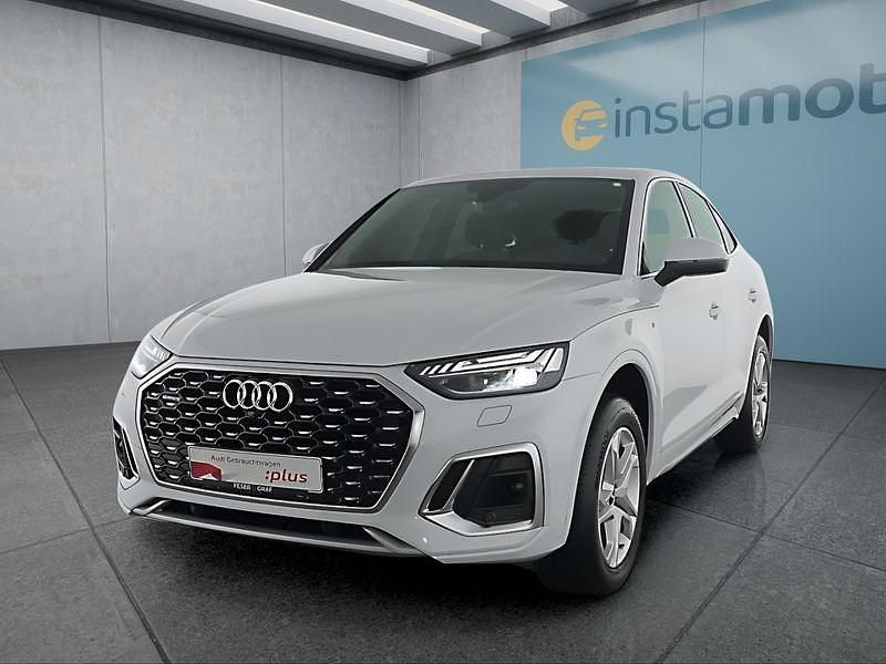 Weiß Gebraucht 2024 Audi Q5 Sportback SUV | 45.649 € (Superpreis) - Bild 1/4