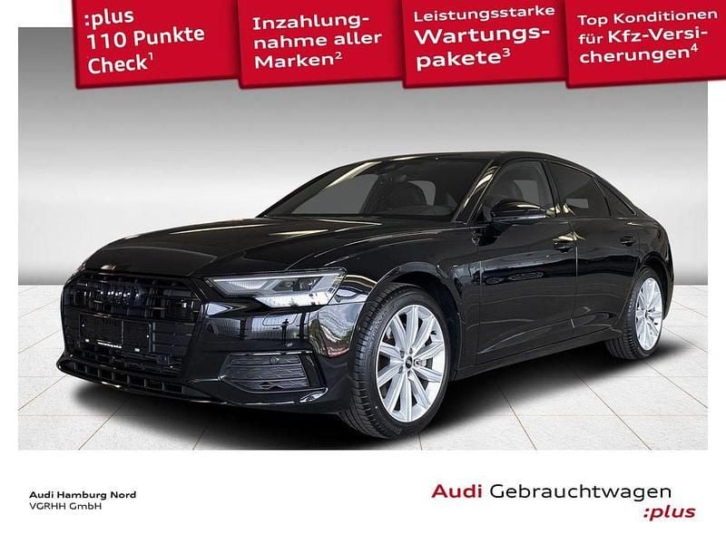 0e mythosschwarz metallic Gebraucht 2022 Audi A6 S-Line Limousine | 36.920 € (Superpreis) - Bild 1/3
