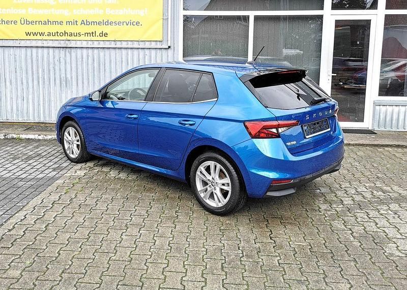 Gebraucht Skoda Fabia Selection 116 PS (85 kW) 2024 Blau Limousine