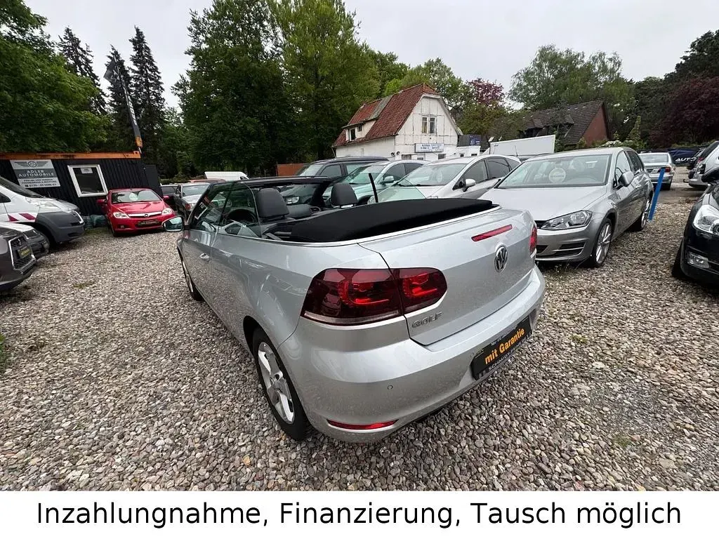 Gebraucht VW Golf Cabriolet Basis 160 PS (117 kW) 2011 Silber Cabrio