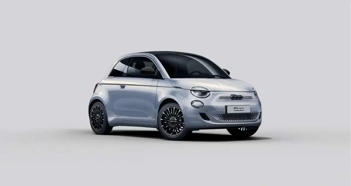 Neu Fiat 500e La Prima 86 kW (118 PS) 2026 Blau Cabrio