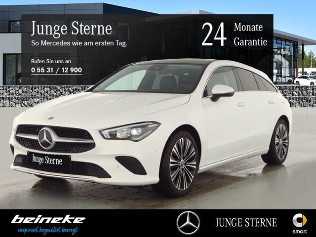 Polarweiß Gebraucht 2021 Mercedes CLA180 Progressive Limousine | 28.250 € (Fairer Preis) - Bild 1/4