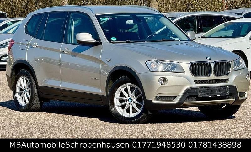 Mineralsilber metallic Gebraucht 2012 BMW X3 Sport Line SUV | 9.999 € (Superpreis) - Bild 1/4