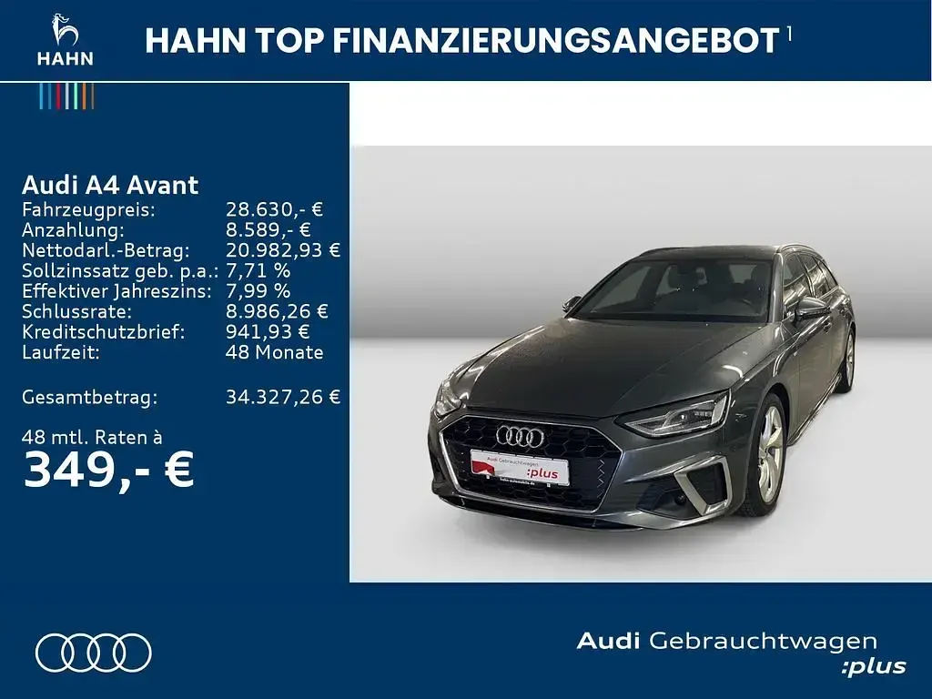 Gebraucht Audi A4 S-Line 150 PS (110 kW) 2023 Daytonagrau perleffekt Kombi