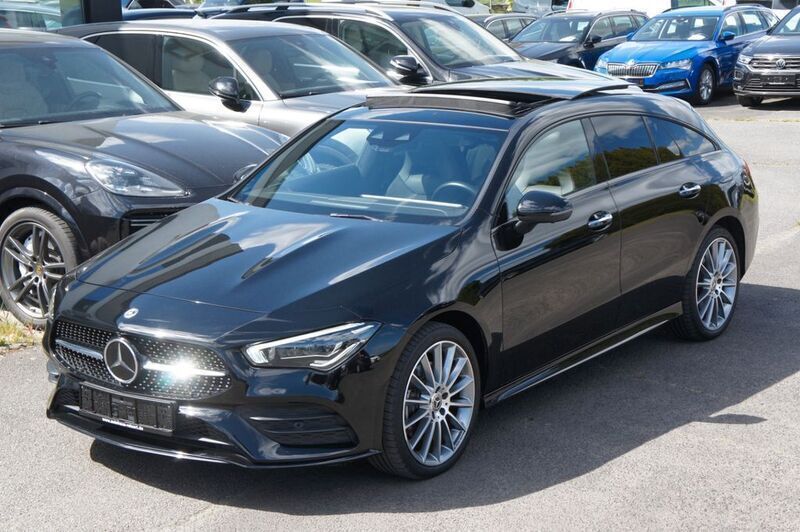 Nachtschwarz unilack Gebraucht 2021 Mercedes CLA250e Shooting Brake AMG line Kombi | 29.888 € (Fairer Preis) - Bild 1/4