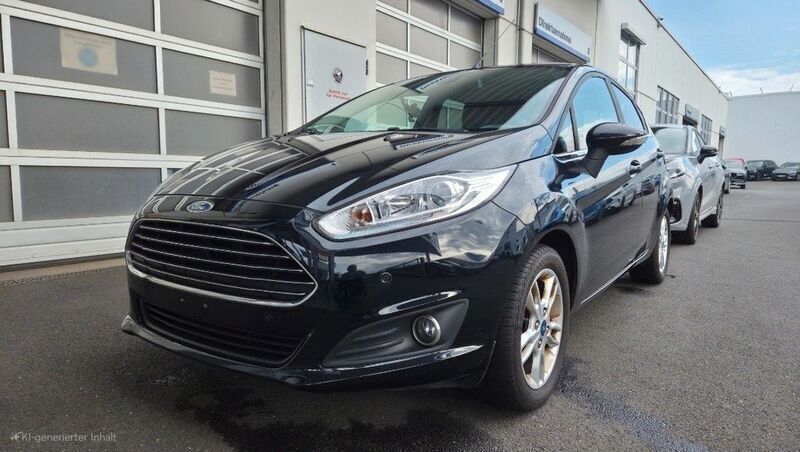 Schwarz Gebraucht 2016 Ford Fiesta Titanium Kleinwagen | 7.100 € (Fairer Preis) - Bild 1/4