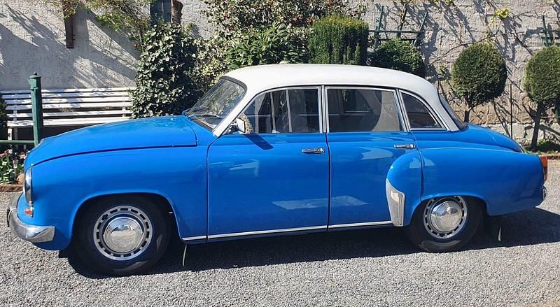 Blau Gebraucht 1958 Wartburg 311 Limousine | 13.000 € - Bild 1/4