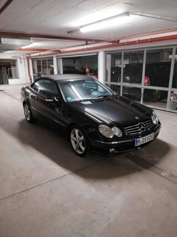 Schwarz Gebraucht 2008 Mercedes CLK200 Avantgarde Cabrio | 8.000 € (Guter Preis) - Bild 1/4