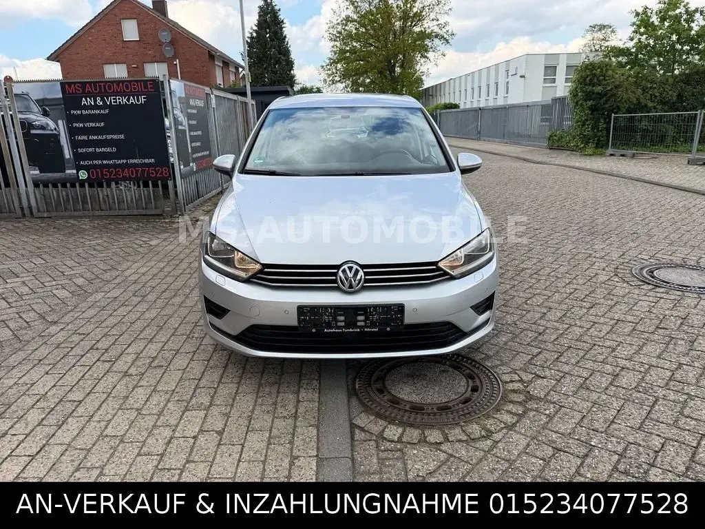 Gebraucht VW Golf Sportsvan Comfortline 110 PS (80 kW) 2014 Silber Van / Kleinbus