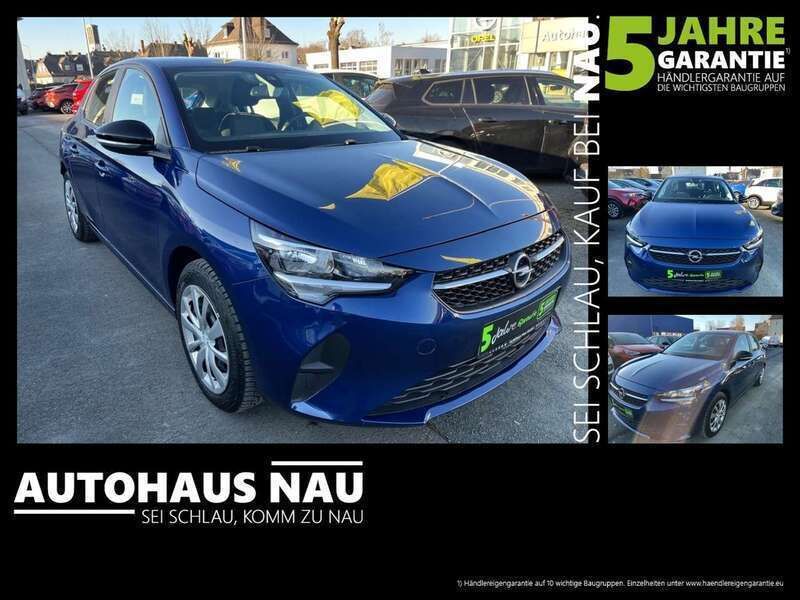 Nautic blau Gebraucht 2021 Opel Corsa-e Edition Kleinwagen | 12.790 € (Guter Preis) - Bild 1/4