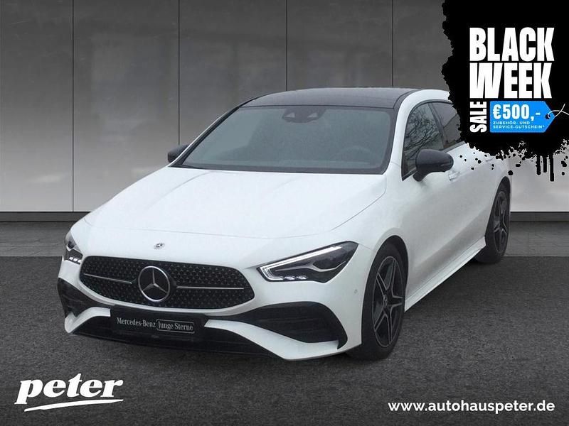 Unilack polarweiß Gebraucht 2023 Mercedes CLA220 Shooting Brake AMG Kombi | 39.999 € (Etwas zu teuer) - Bild 1/3