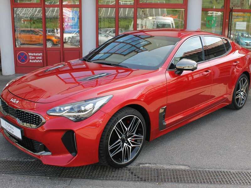 (h4r) high chroma rot Gebraucht 2022 Kia Stinger Limousine | 47.600 € (Etwas zu teuer) - Bild 1/4