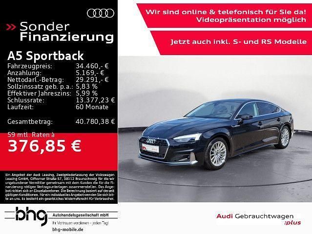 Schwarz Gebraucht 2023 Audi A5 Sportback Advanced Coupé | 33.920 € (Fairer Preis) - Bild 1/4