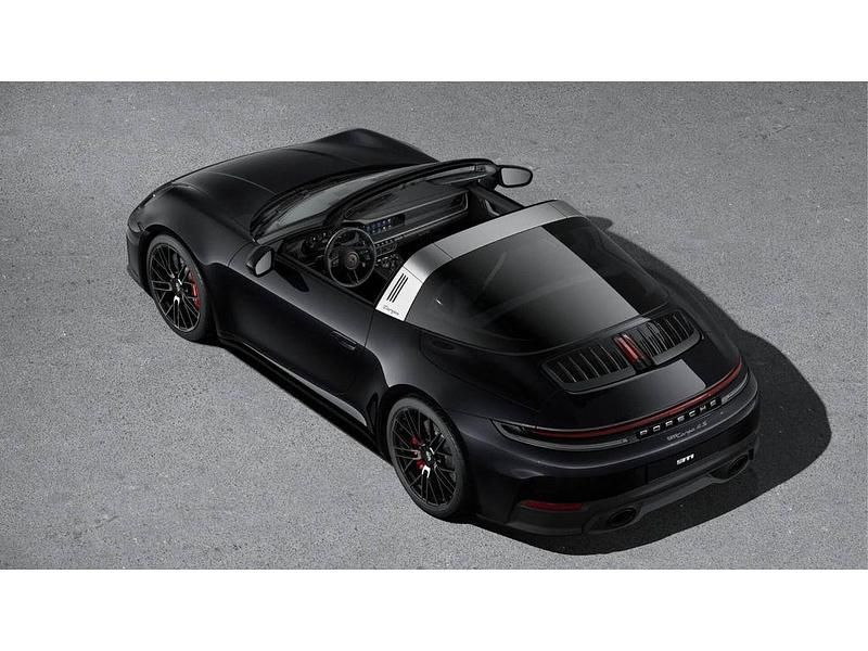Neu Porsche 911 Targa 4S 480 PS (353 kW) 2026 Schwarz Cabrio