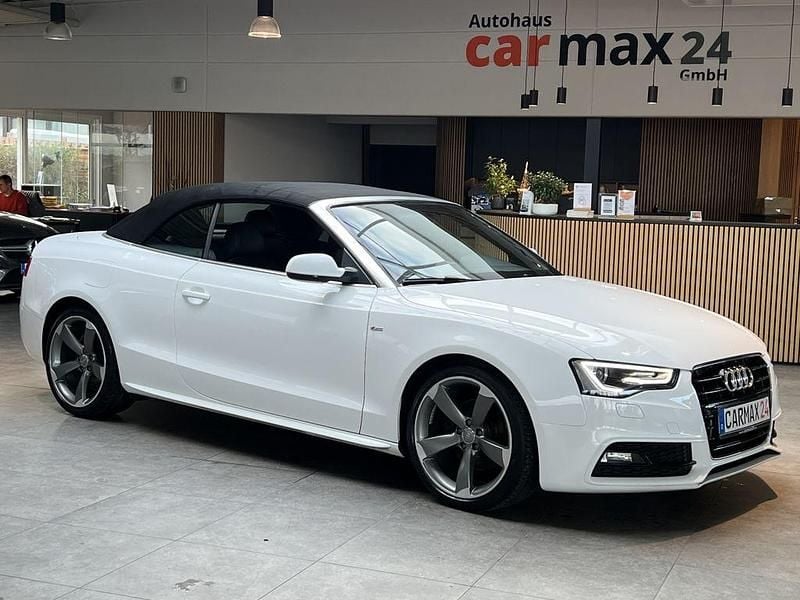 Weiß Gebraucht 2016 Audi A5 Cabriolet S-Line Cabrio | 20.440 € (Fairer Preis) - Bild 1/4