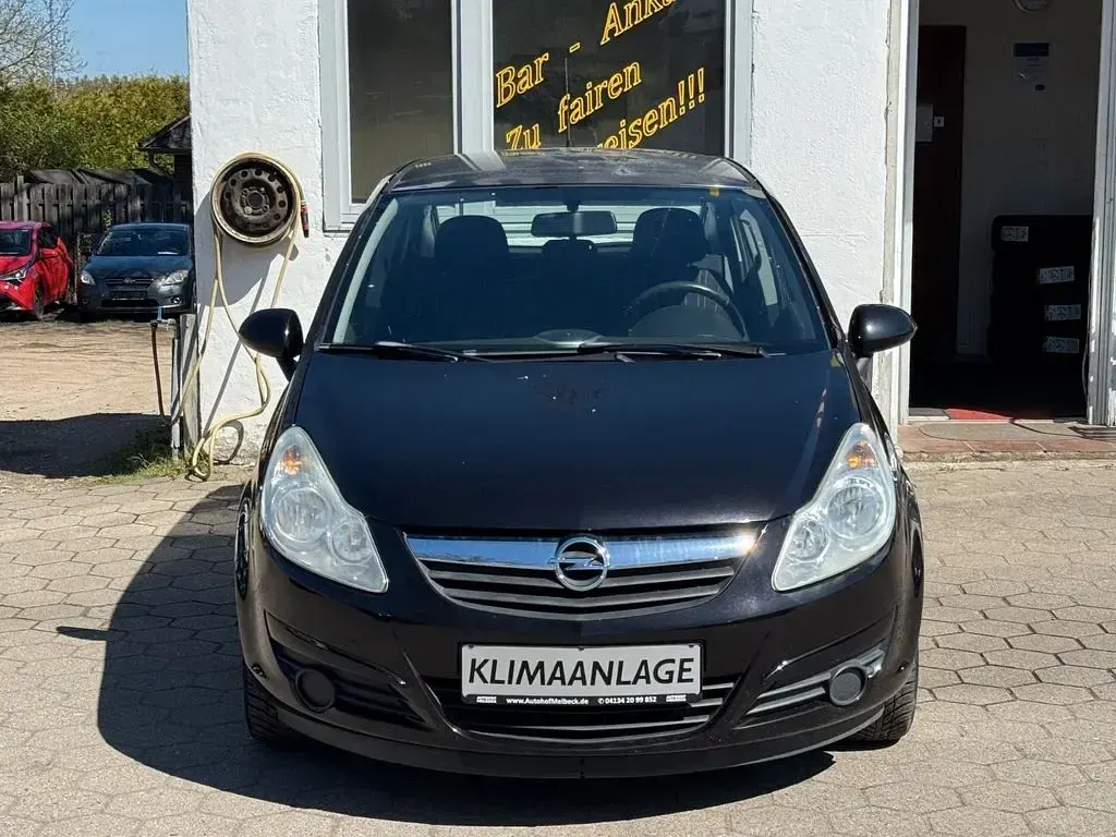 Gebraucht Opel Corsa Edition 80 PS (58 kW) 2009 Schwarz Kleinwagen