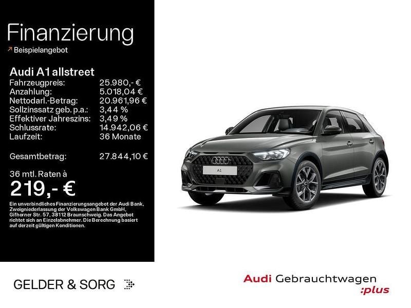 Gebraucht Audi A1 S-Line 116 PS (85 kW) 2025 Chronosgrau metallic SUV