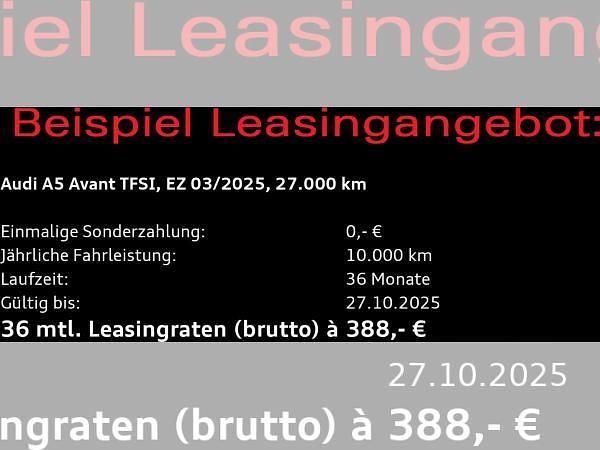 Gebraucht Audi A5 Basis 204 PS (150 kW) 2025 Schwarz (mythosschwarz metallic) Coupé