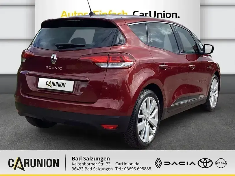 Gebraucht Renault Scénic IV LIMITED Deluxe 140 PS (102 kW) 2019 Karmesinrot metalli Van / Kleinbus