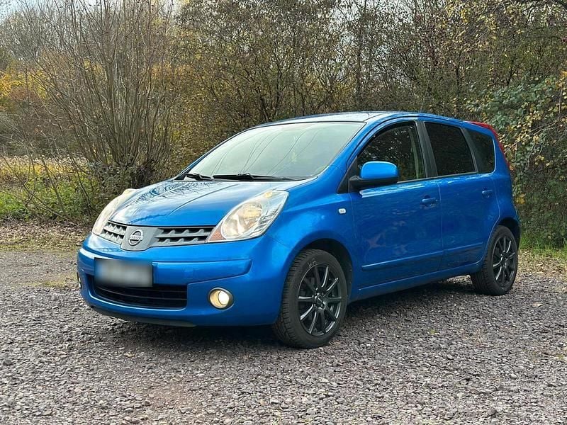 Second-hand Nissan Note 110 CP (80 kW) 2008 Albastru Hatchback