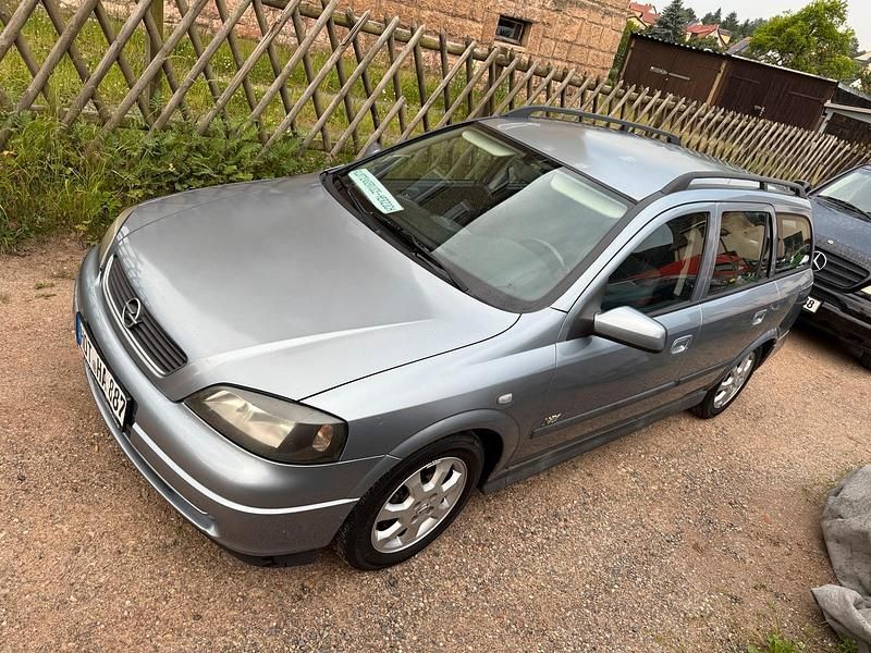 Silber Gebraucht 2003 Opel Astra Kombi | 749 € (Guter Preis) - Bild 1/4