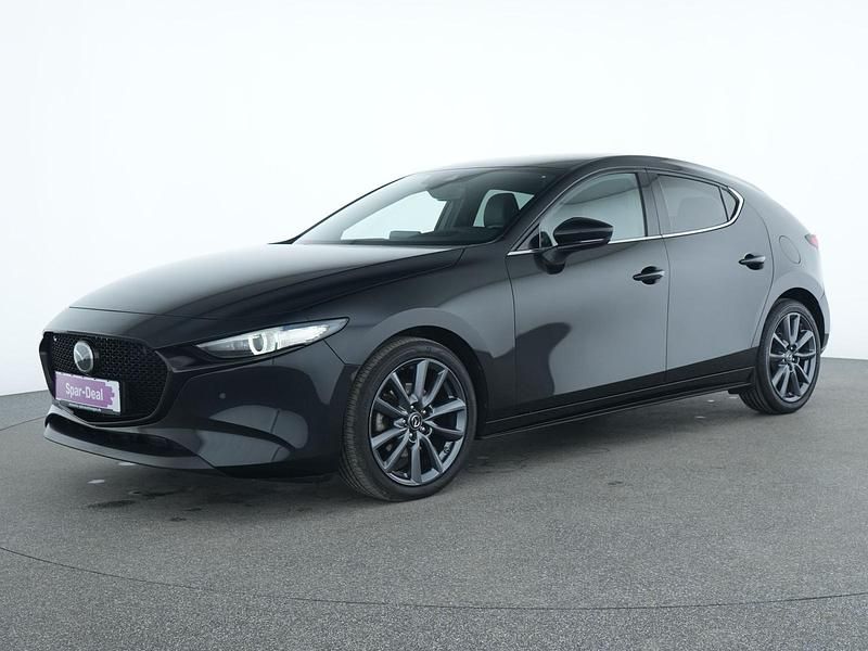 Jet black Gebraucht 2021 Mazda 3 Selection Limousine | 18.489 € (Guter Preis) - Bild 1/4