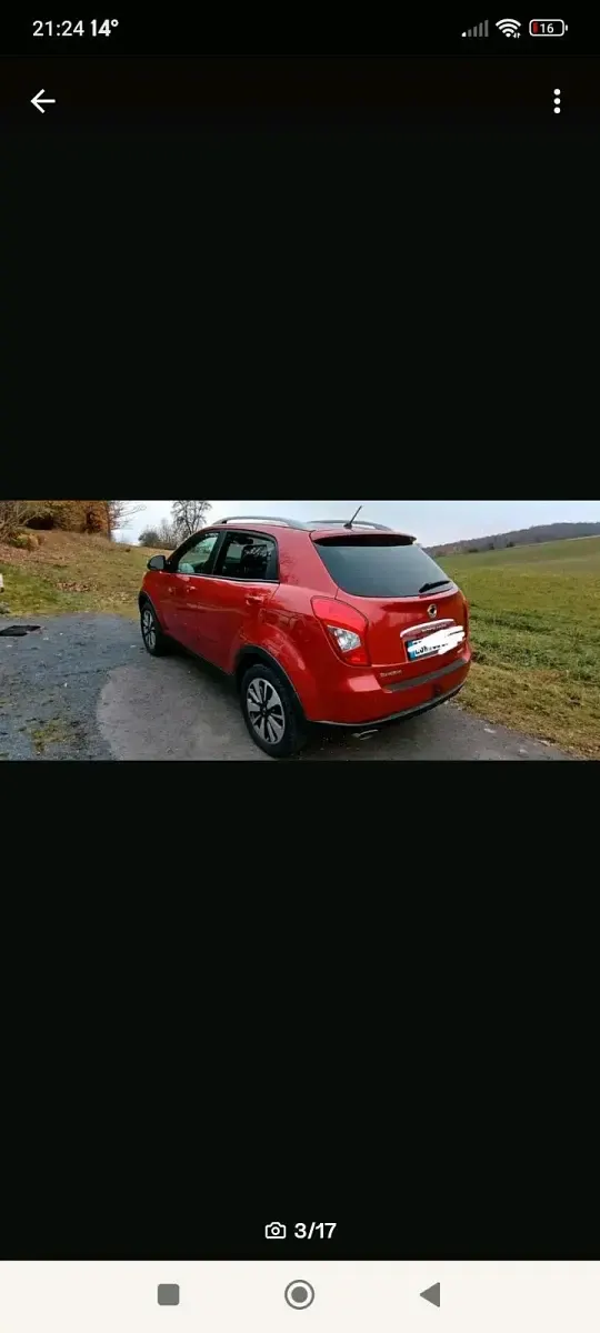 Gebraucht SsangYong Korando 150 PS (110 kW) 2014 Rot SUV