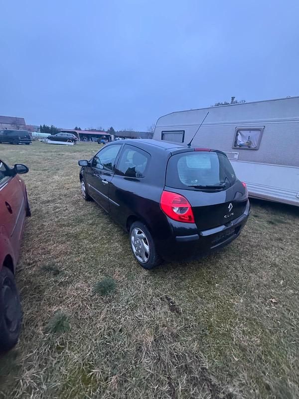 Gebraucht Renault Clio II 2008 Schwarz Kleinwagen