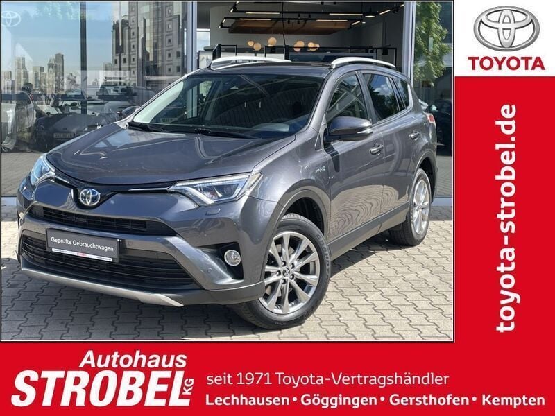 Marlingrau metallic Gebraucht 2018 Toyota RAV4 Hybrid Team SUV | 17.480 € (Etwas zu teuer) - Bild 1/4