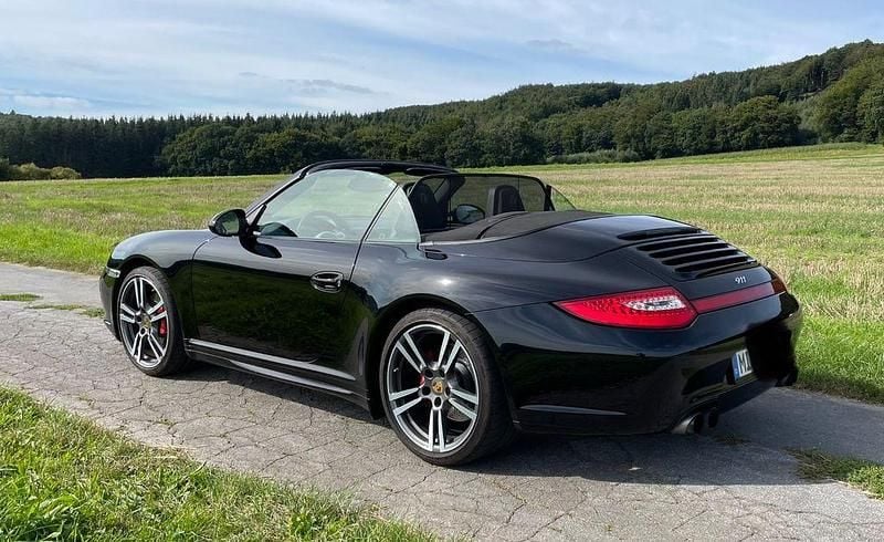 Schwarz Gebraucht 2010 Porsche 911 Carrera 4S Cabriolet Cabrio | 74.500 € (Guter Preis) - Bild 1/4